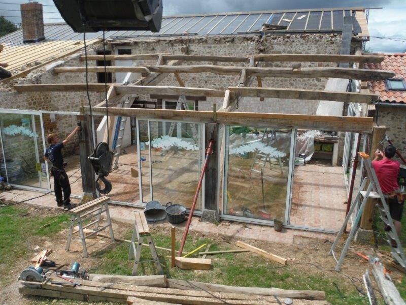 Restauration d'une ferme à Vausseroux (79)